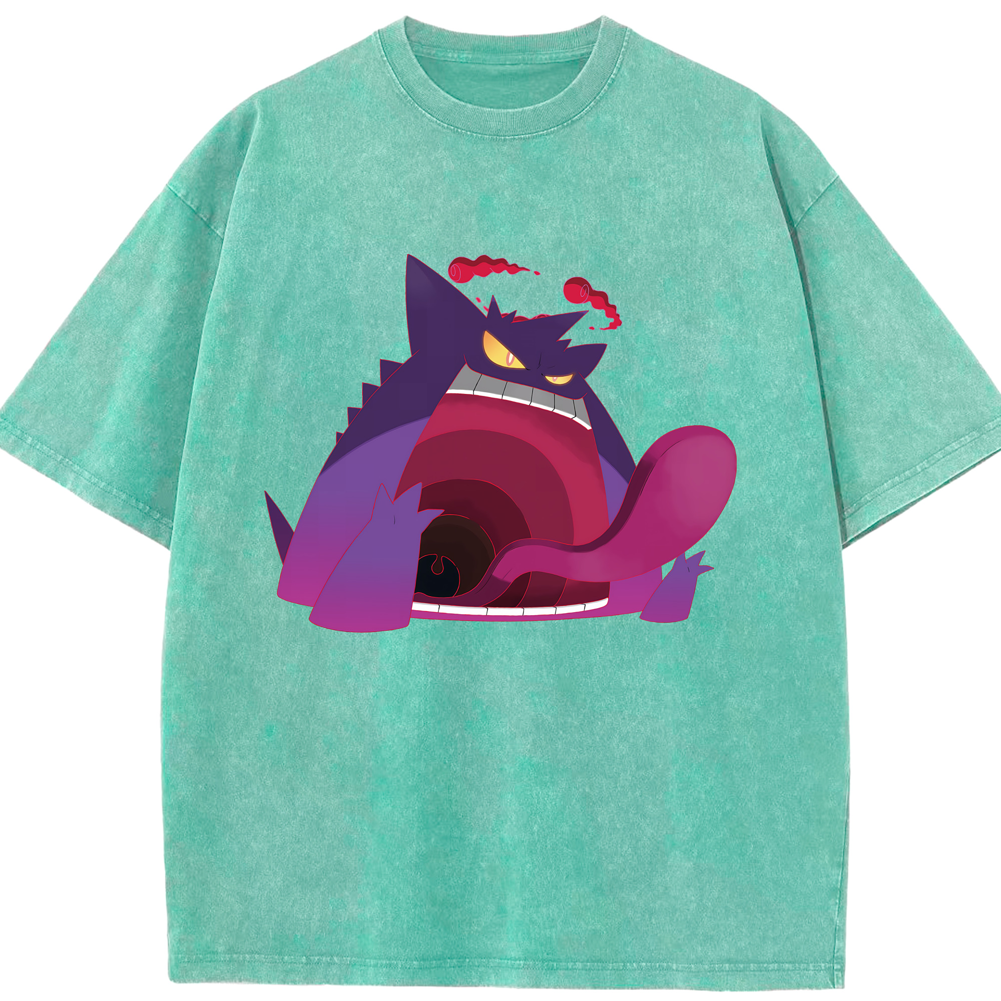 （画像用） ポケットモンスター Pokémon 綿100% ヴィンテージ風 半袖Tシャツ（フロントプリント）